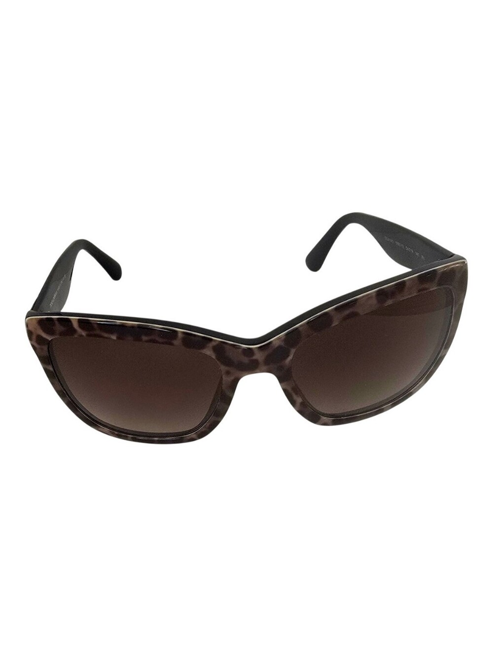 New NOS Dolce & Gabbana DG4140 1995/13 Lace Leopard Brown Sunglasses